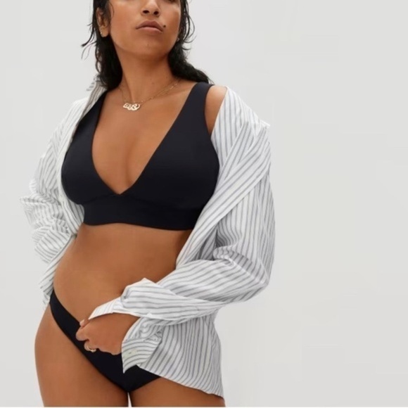 EVERLANE The Bikini Bottom Black Small NWT - Picture 1 of 8